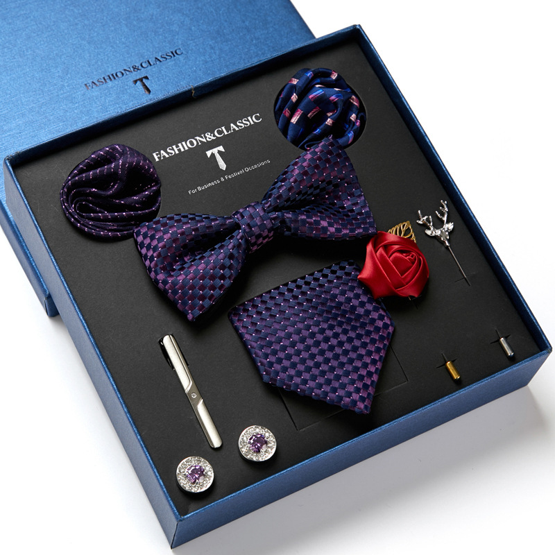 Зеленый мужской галстук Подаро – обзор и цена Neck Tie Set Box