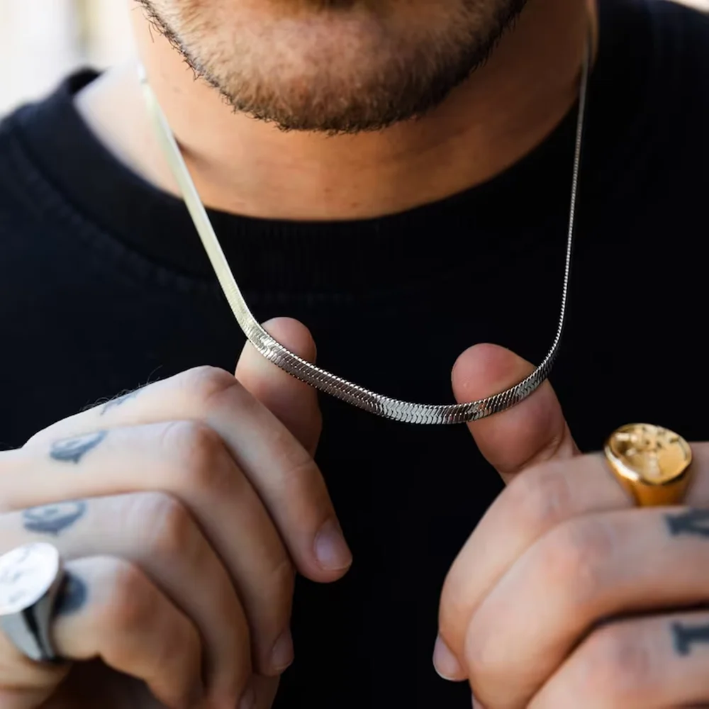 Ожерелье из нержавеющей стали  – обзор и цена Men Accessories Neck Chain