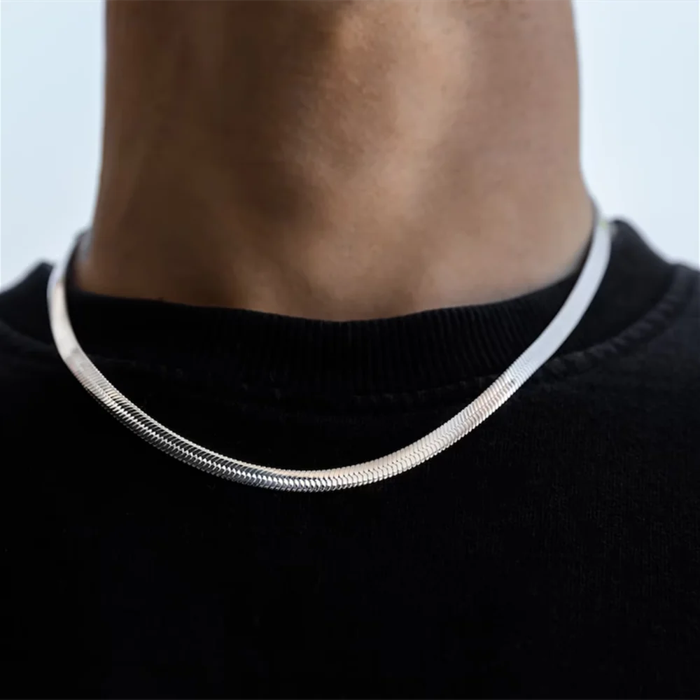 Ожерелье из нержавеющей стали  – обзор и цена Men Accessories Neck Chain